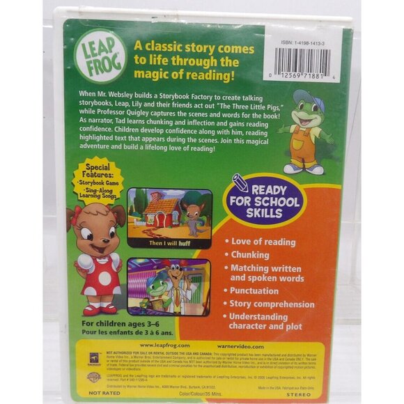 Leap Frog Letter Factory  Lot of 3 Education 3-6 yr  ©2004-2009 NR - Picture 7 of 9